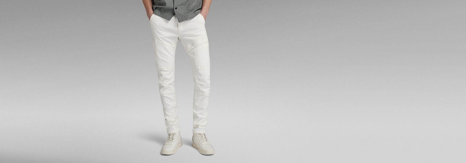 Rackam 3D Skinny Jeans | ホワイト | G-Star RAW® JP