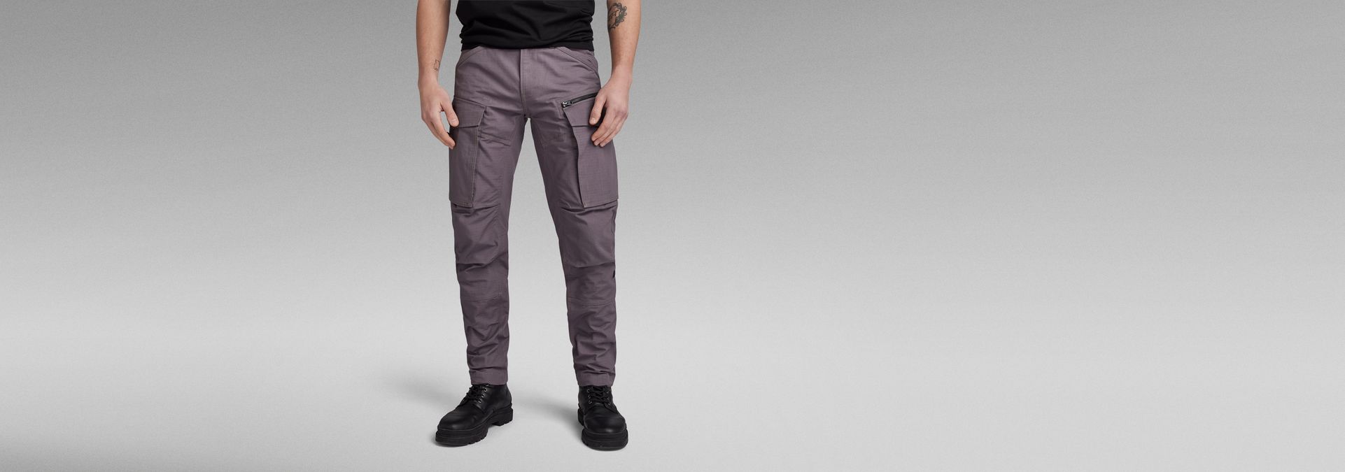 Rovic Zip 3D Regular Tapered Pants | Grey | G-Star RAW® US