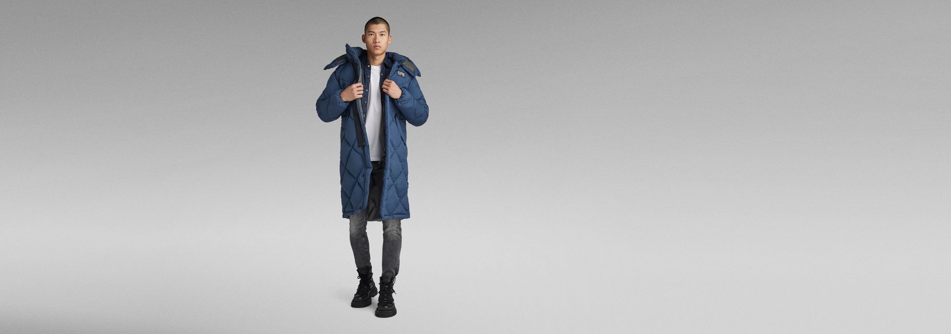 G- Whistler XL Long Blanket Puffer Coat | グリーン | G-Star RAW® JP