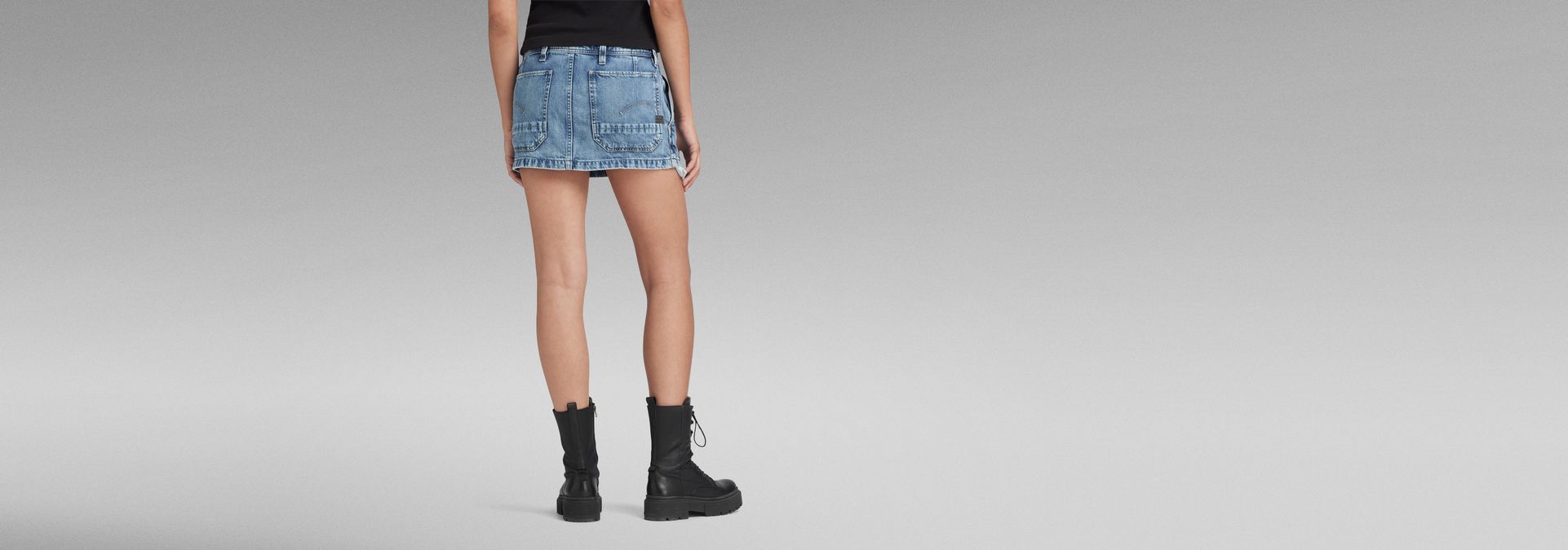 Denim Mini Skirt | Medium blue | G-Star RAW®