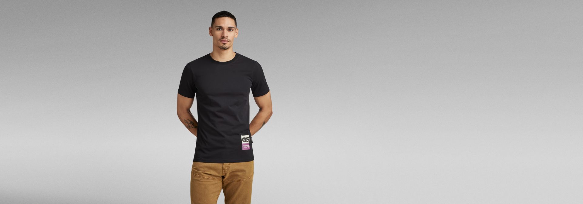 Back Graphic Slim T-Shirt | Black | G-Star RAW® US