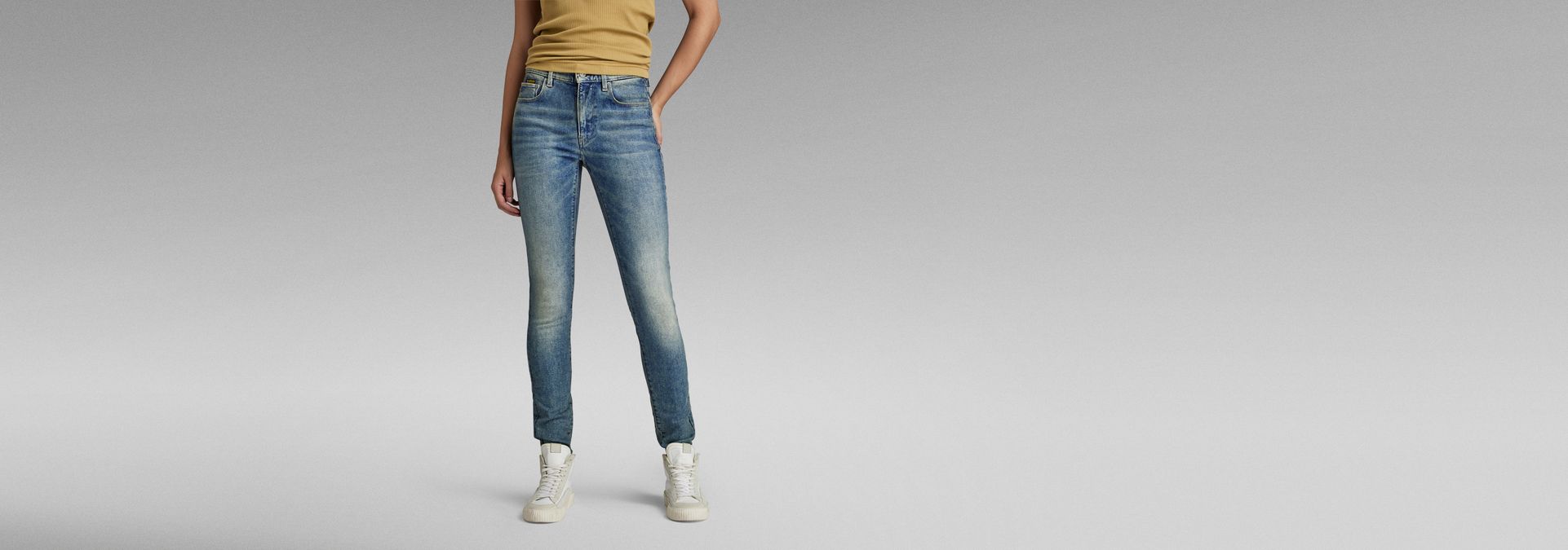 3301 High Skinny Jeans | Light blue | G-Star RAW® NL