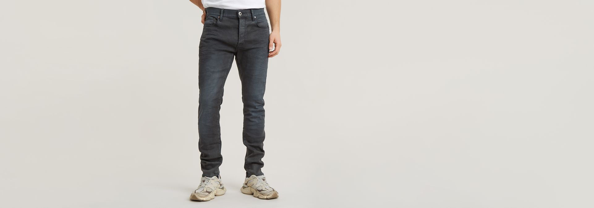 3301 Slim Jeans, Grey
