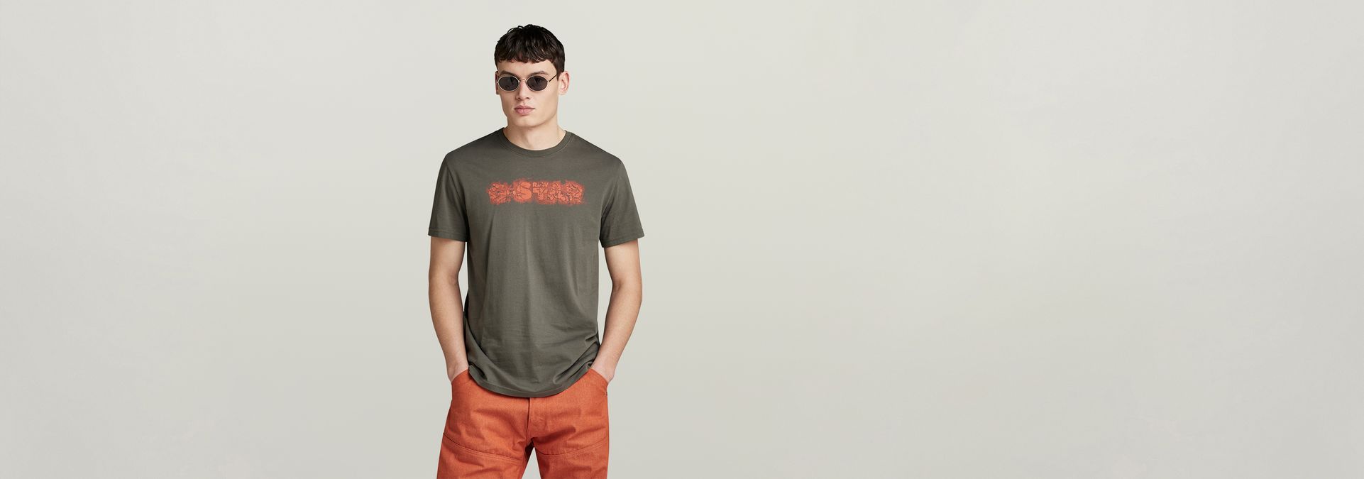 g star raw orange t shirt