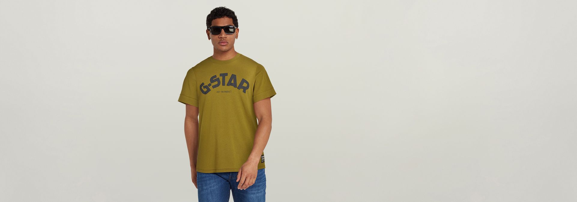 g star yellow t shirt