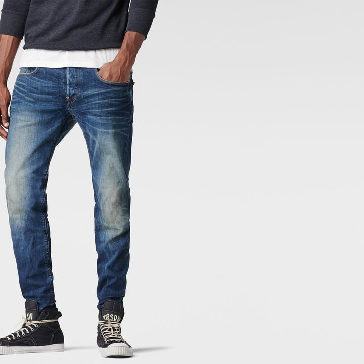 Attacc Straight Jeans | ダークブルー | G-STAR® JP
