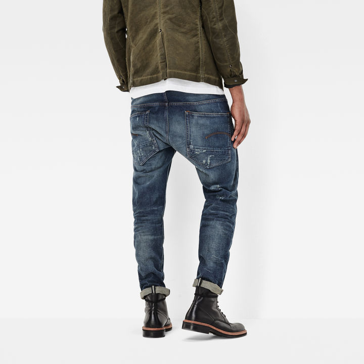 US Lumber Tapered Red Listing Jeans