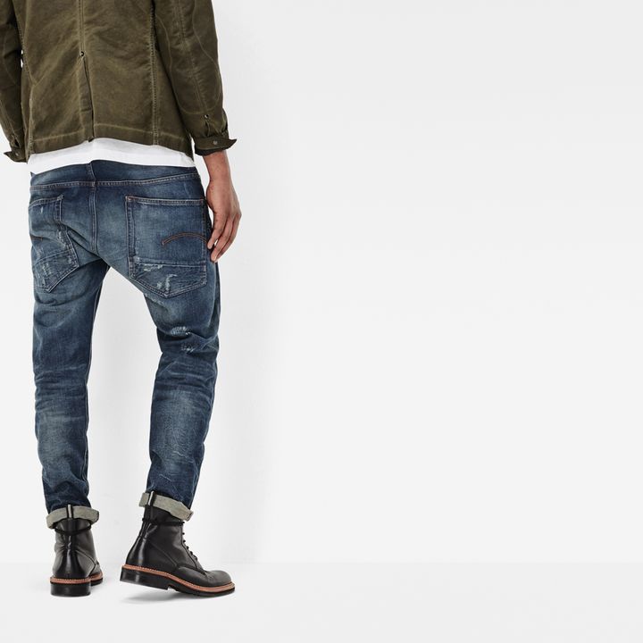 US Lumber Tapered Red Listing Jeans