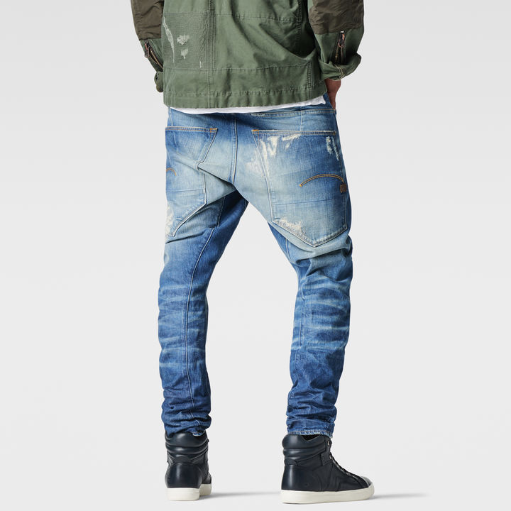 Type C 3D Tapered Jeans | Medium blue | G-STAR® US
