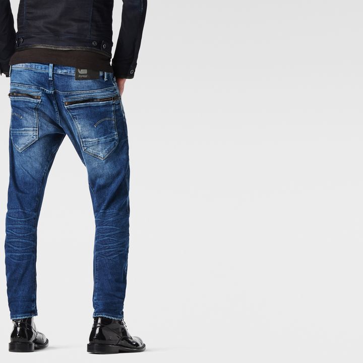 Arc Zip 3D Slim Jeans | Medium blue | G-STAR® GB