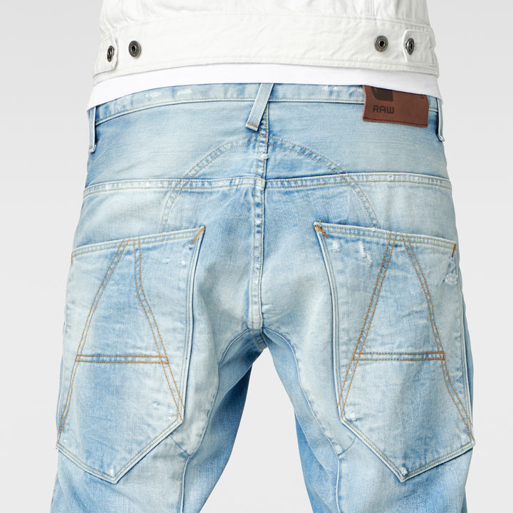 A Crotch 3D Tapered Jeans
