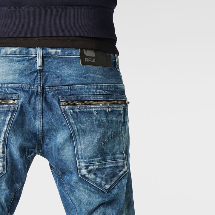 Arc Zip 3D Slim Jeans | Medium blue | G-STAR® US