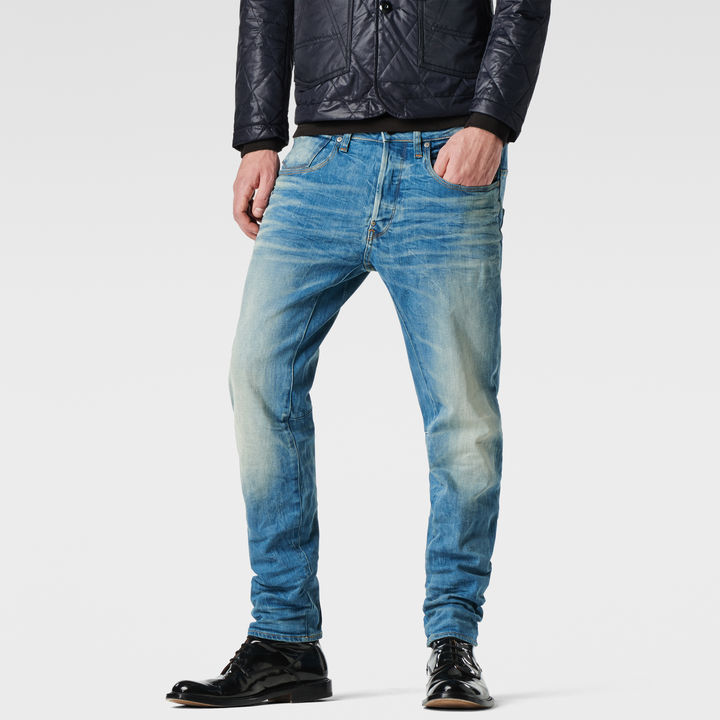A Crotch 3D Tapered Jeans Light blue G STAR US