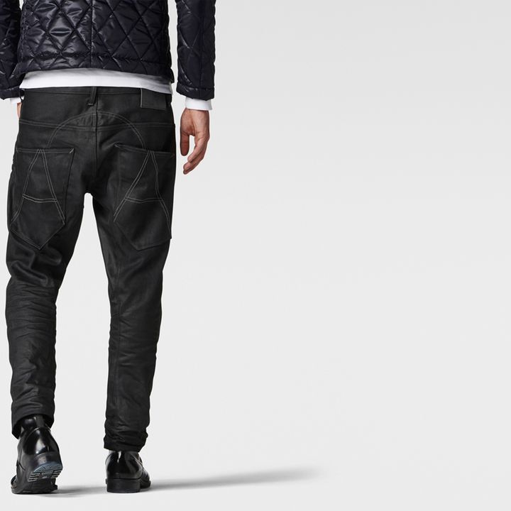 G star raw a crotch tapered jeans discount