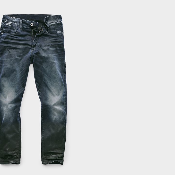 Type C Back Zip 3D Super Slim Jeans | ダークブルー | G-STAR® JP