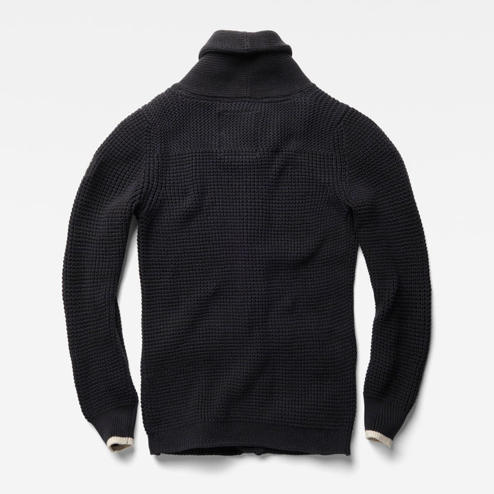 Filler Shawl Cardigan Knit Dark blue G STAR IE