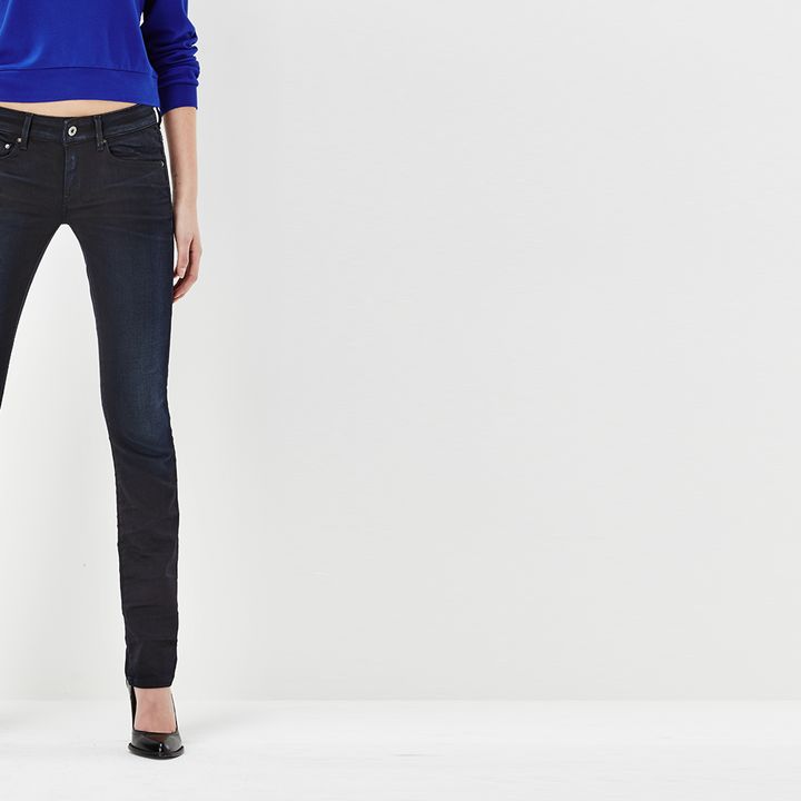 Attacc Mid Waist Straight Jeans