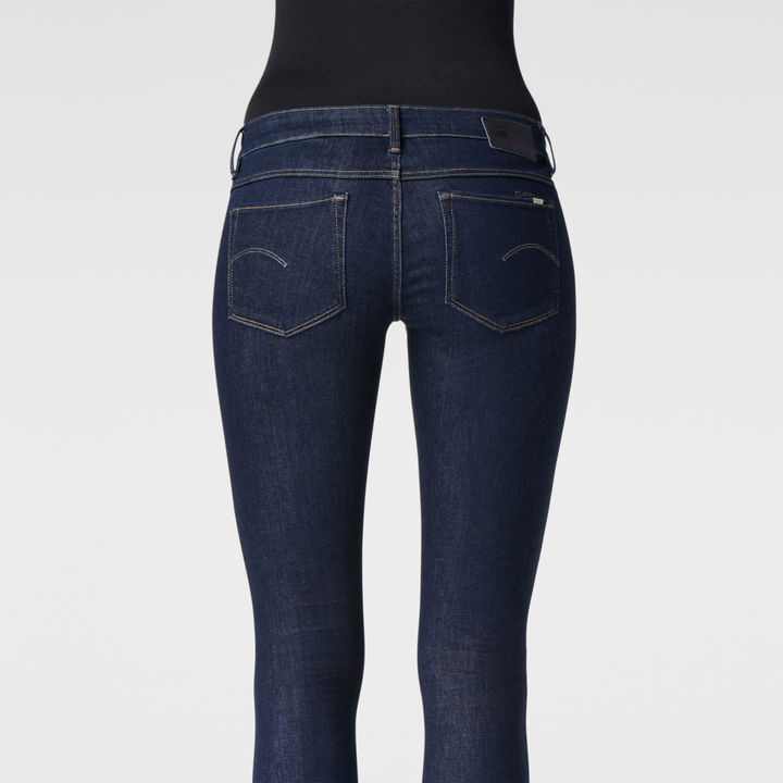 3301 Low Waist Super Skinny Jeans | ダークブルー | G-STAR® JP
