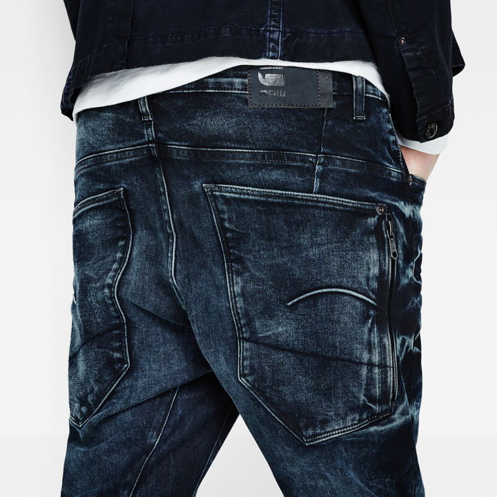 Type C Back Zip 3D Super Slim Jeans