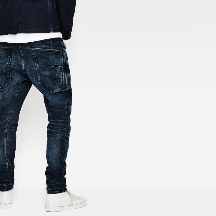 Type C Back Zip 3D Super Slim Jeans | ダークブルー | G-STAR® JP