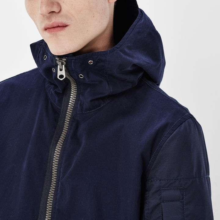 Batt Hooded Overshirt Dark blue G STAR AU