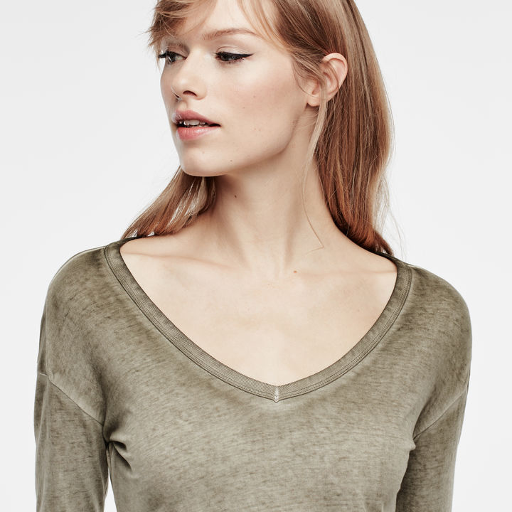 Hika Slim T-Shirt | Green | G-STAR® US