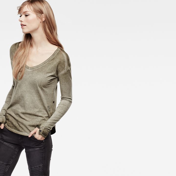Hika Slim T-Shirt | Green | G-STAR® US