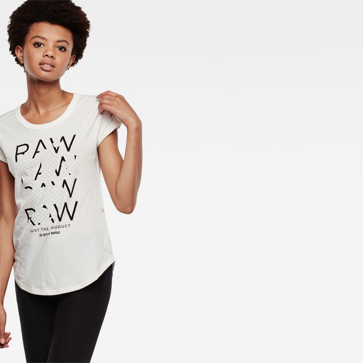 Hika Slim T-Shirt | White | G-STAR® US