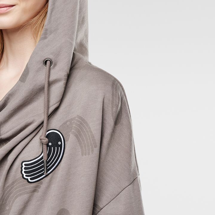 Raw For The Oceans Hooded XL Sweat Grey G STAR ZA