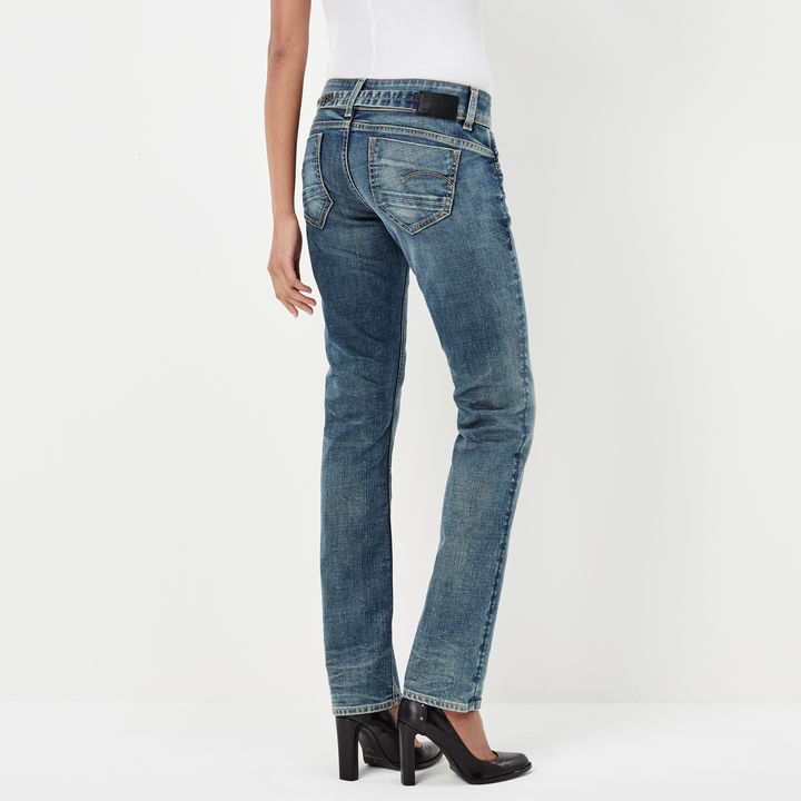 Midge Saddle Mid Waist Straight Jeans