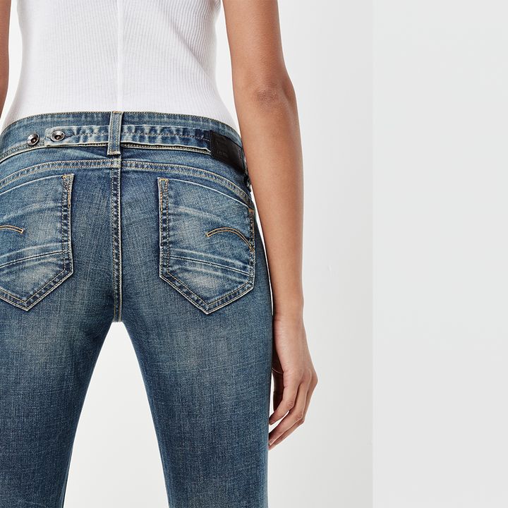 Midge Saddle Mid Waist Straight Jeans