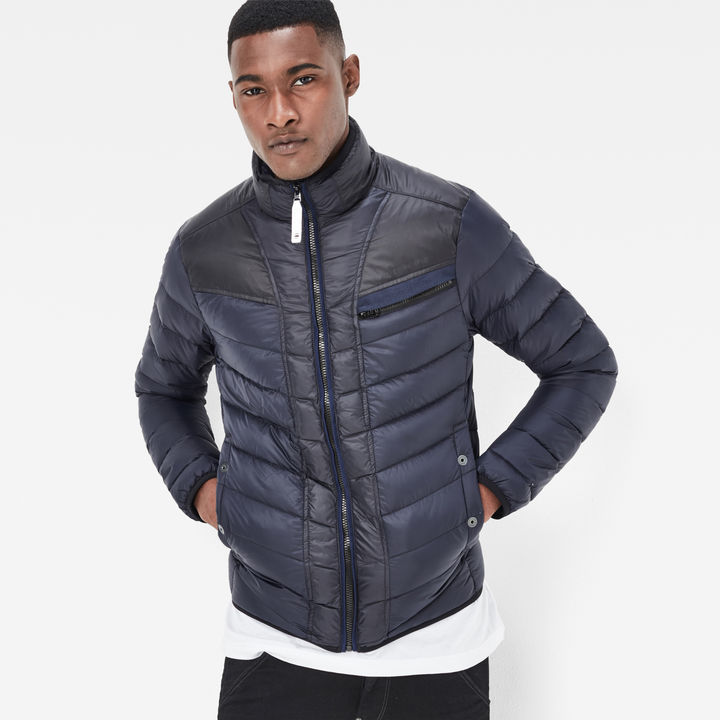 Attacc Down Colorblock Jacket Dark blue G STAR NO
