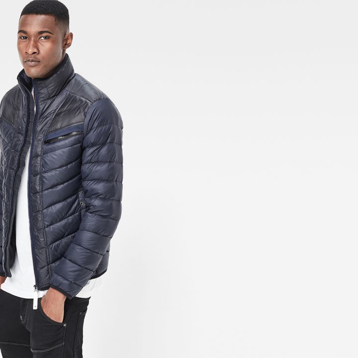 Attacc Down Colorblock Jacket Dark blue G STAR NO