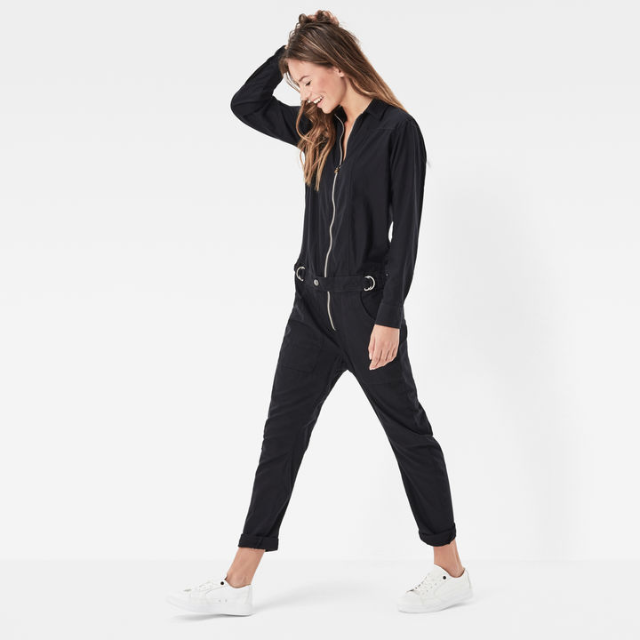 Utility zip boiler suit hot sale