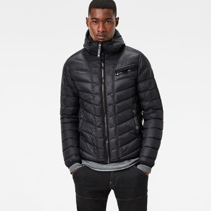 Attacc Solid Hooded Down Jacket