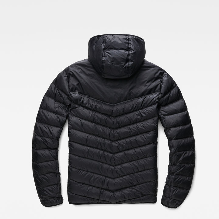 Attacc Solid Hooded Down Jacket Black G STAR GB