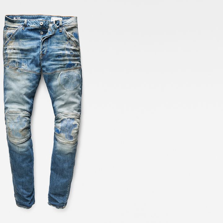 5620 G-Star Elwood 3D Slim Jeans | ミディアムブルー | G-STAR® JP