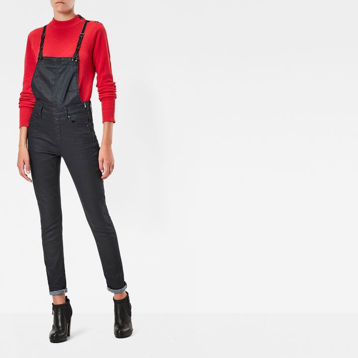 Black skinny jumpsuit clearance