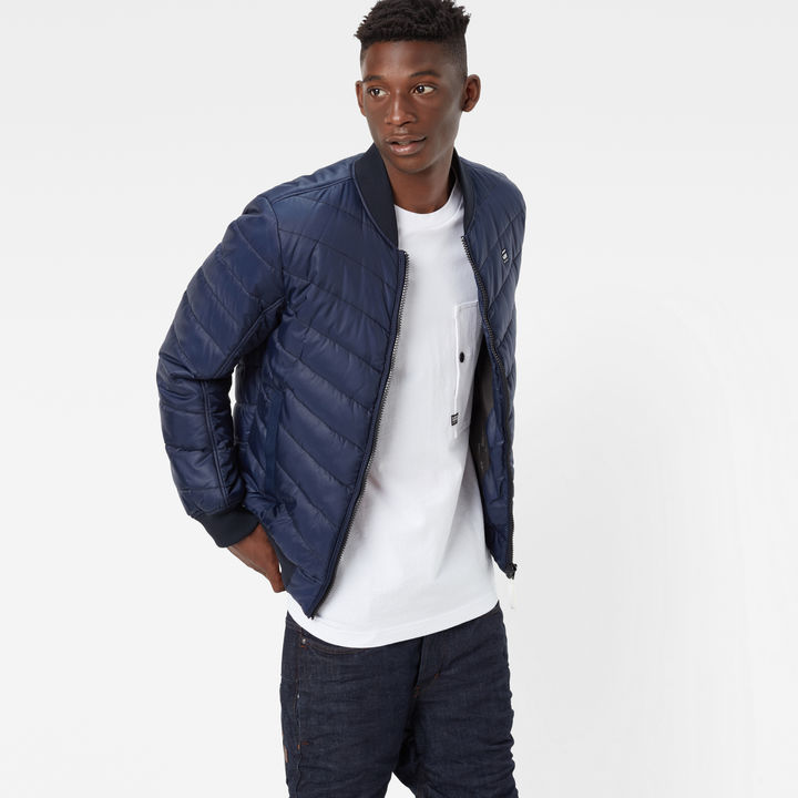 Meefic Bomber Overshirt Dark blue G STAR CA