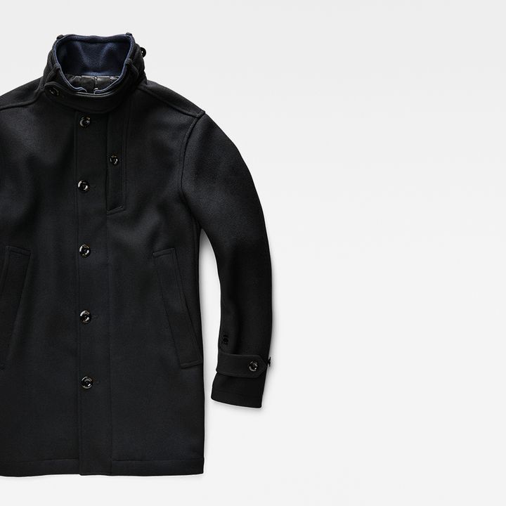 Garber Wool Trench Black G STAR US