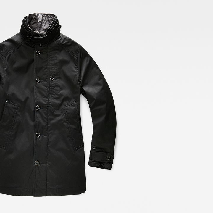 Garber Slim Trench Black G STAR AU