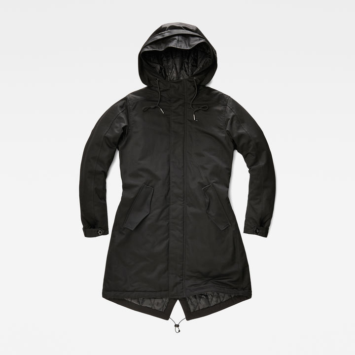 Rovic Hooded Boyfriend Parka Black G STAR US