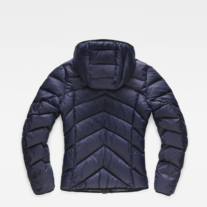 Alaska Down Hooded Jacket Dark blue G STAR US