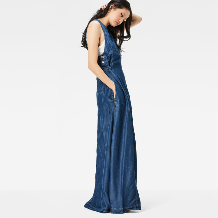 GS Maxi Dress Medium blue G STAR CA