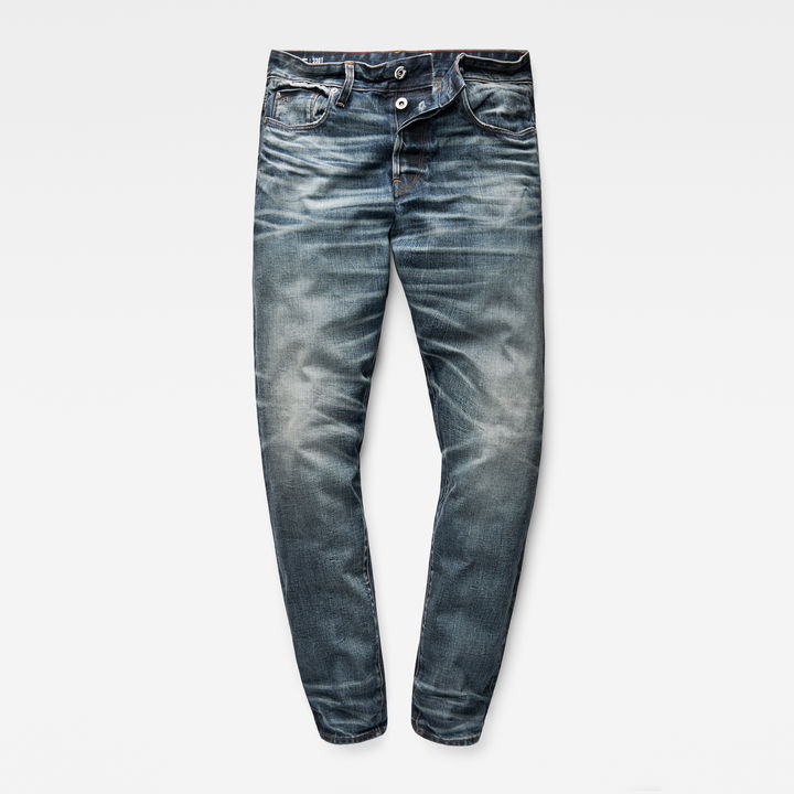 3301 Red Listing Tapered Jeans