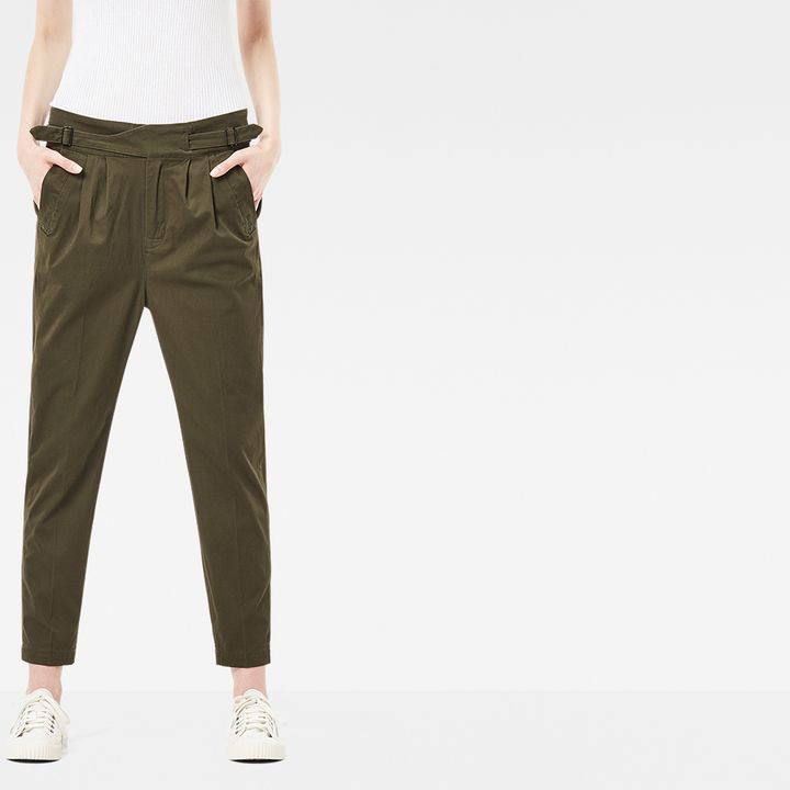 Bronson Army Mid Waist Boyfriend Pants Green G STAR HK