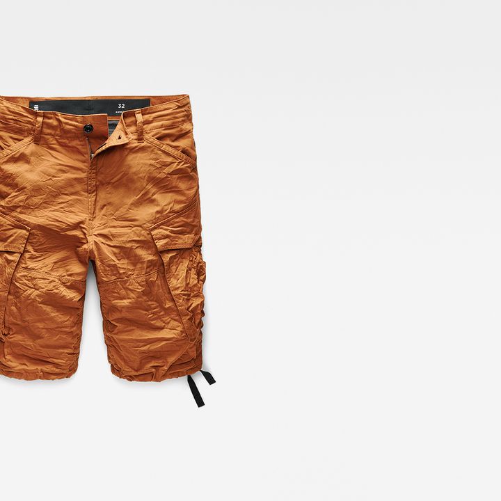 Rovic Loose 1 2 Length Cargo Shorts Orange G STAR US