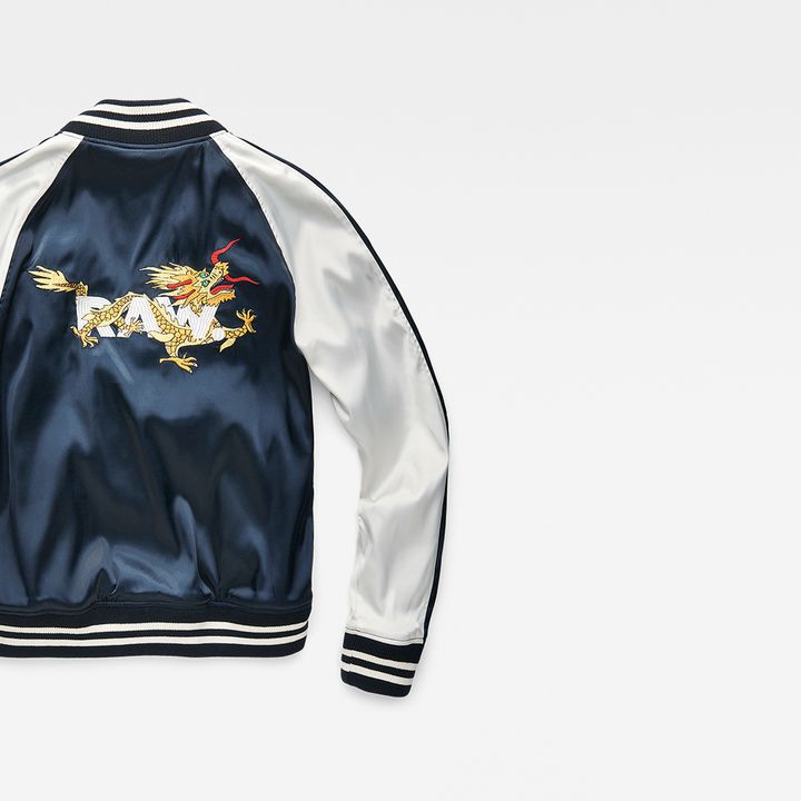 Raw blue dragon jacket clearance