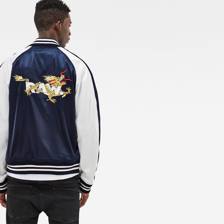 Raw blue dragon jacket deals