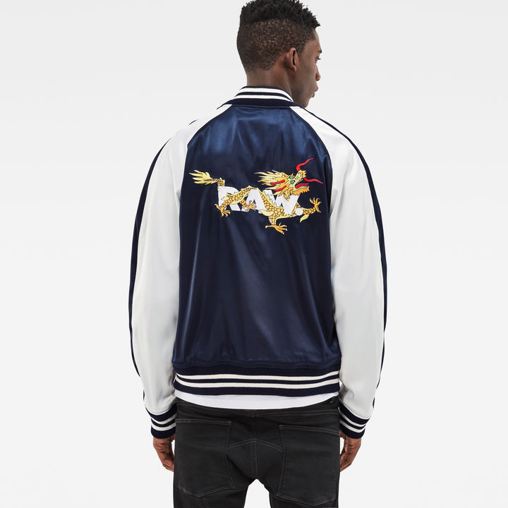 Raw blue dragon jacket on sale